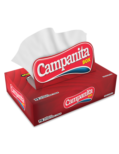 Pañuelos Campanita en Box x 75 unidades