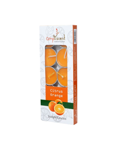 Velas Candelita x10 Citrus Orange